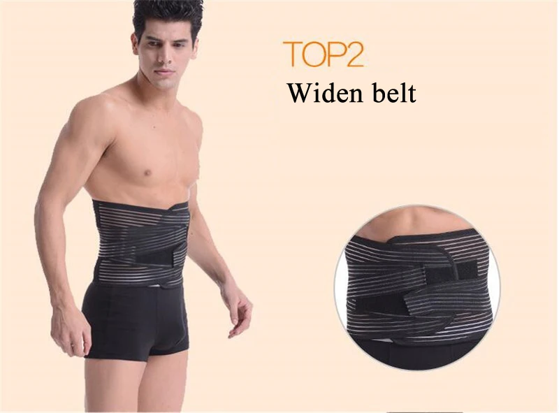 1 шт. дышащие двойной тяги для поясницы спины из сетчатого материала Поддержка в