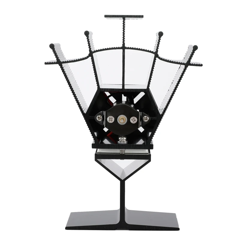 201S 5 лезвий вентилятор для печи работающий от тепловой энергии дровяной горелки