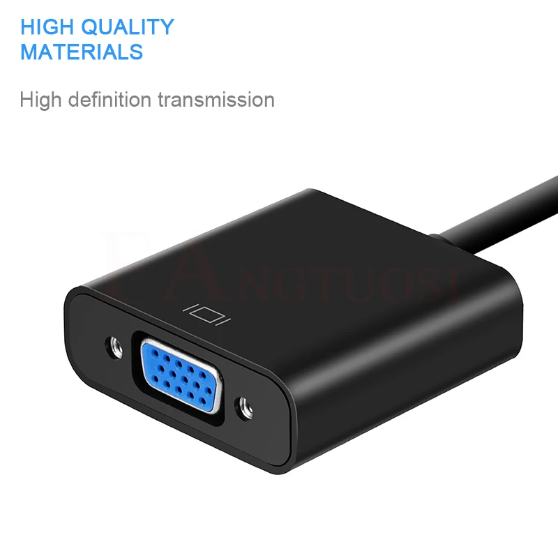 FANGTUOSI HD 1080P DVI штекер к VGA гнезду адаптер 24 + 1 25 контактный 15 гнездовой кабель
