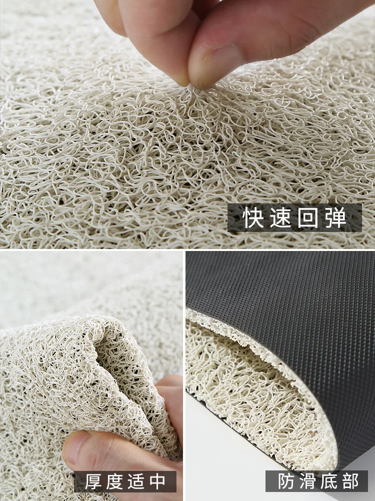 

Nordic silk circle entrance door mat porch entrance home carpet door mat door mat anti-slip can be customized