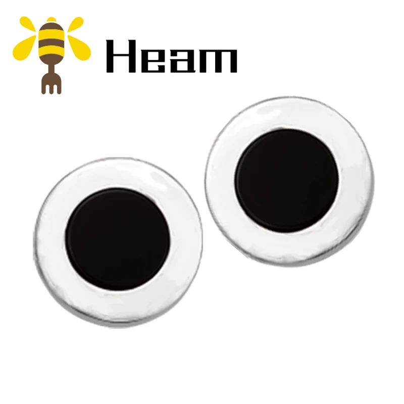 Heam,, высокое качество, серебро 925 пробы, болгарийские серьги для женщин, Круглые, керамические, модные, роскошные ювелирные изделия, подарок для пары - Окраска металла: style 2