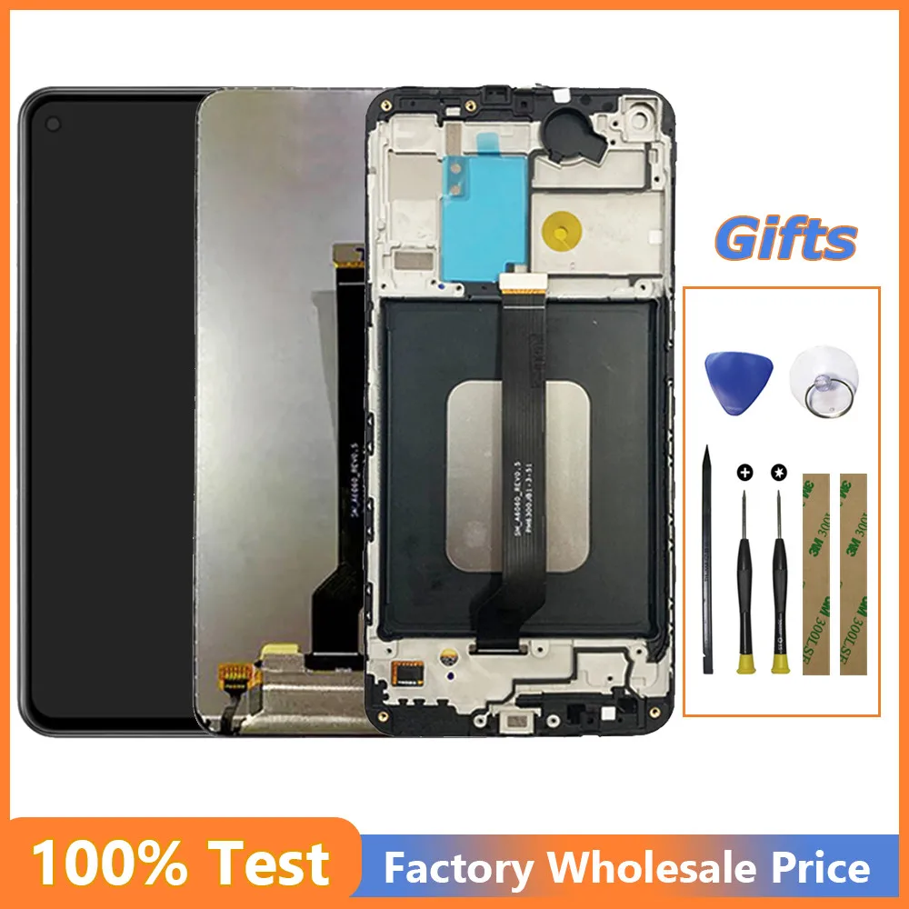 

LCD Display For Samsung Galaxy A60 A606 A6060 A606F A606F/DS 2019 Amoled Touch Screen Digitizer Assembly + Frame Tools Adhesive