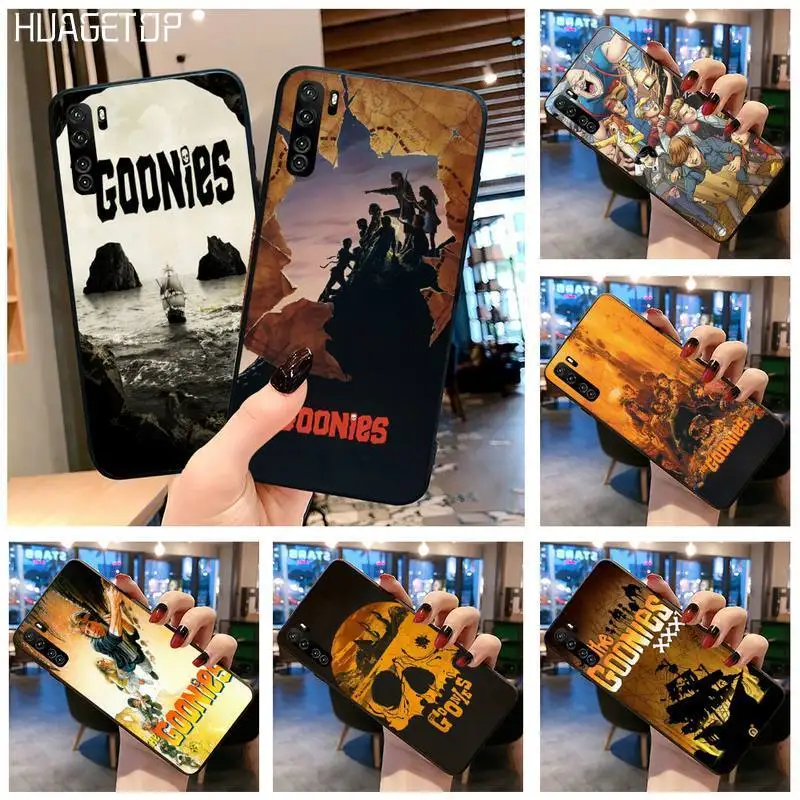 HUAGETOP Goonies Posters Soft black Phone Case for Huawei P40 P30 P20 lite Pro Mate 30 20 Pro P Smar