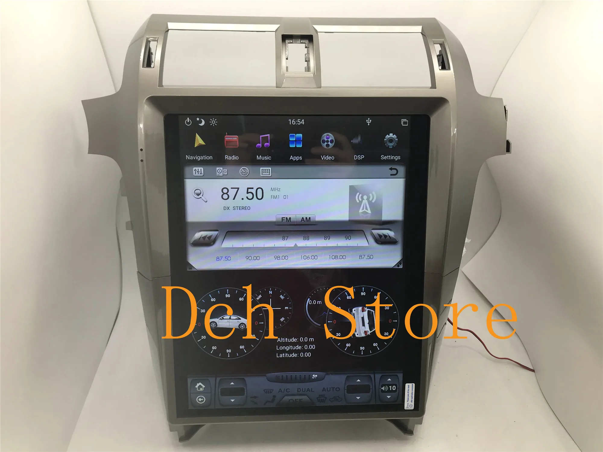 15 дюймовый вертикальный автомобильный DVD GPS навигатор Тесла стиль Android 9 0 для lexus GX