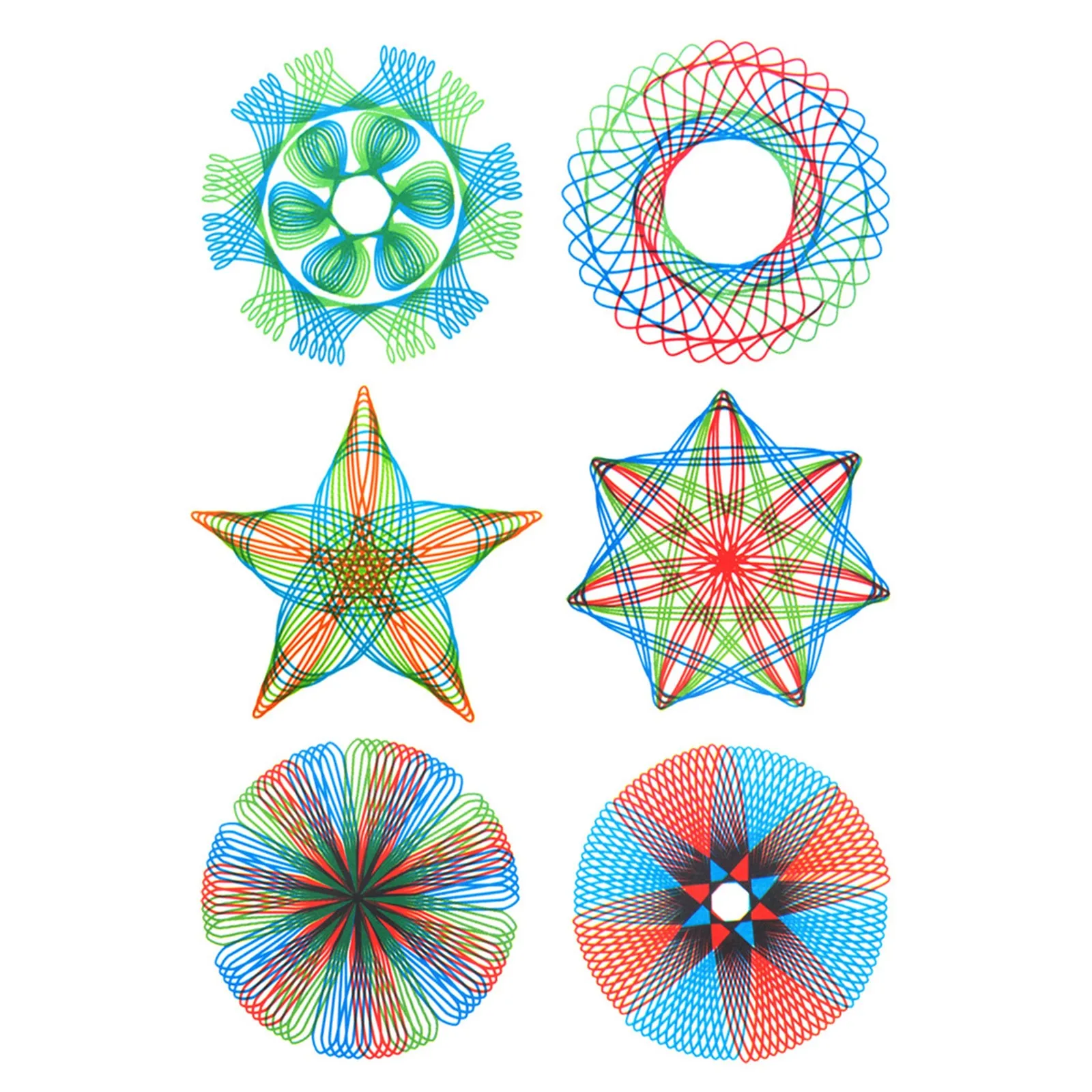 

27PC Children's Art Drawing Set Multifunctional Practice Drawing Ruler Stationery Puzzle Wanhua Ruler 30ML 40*