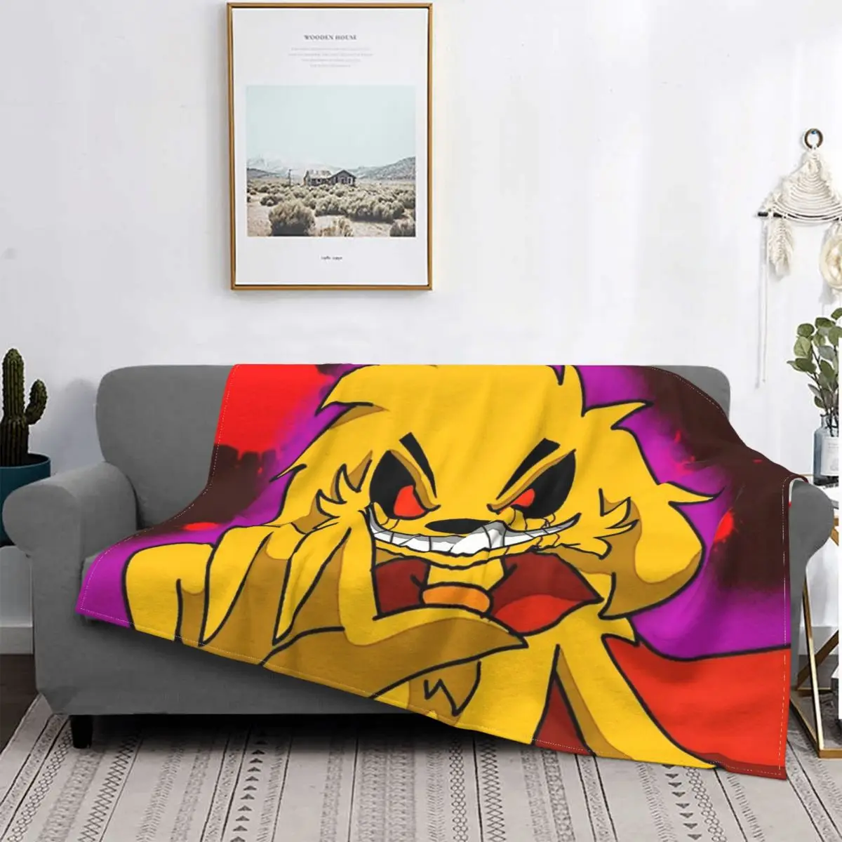 

Mikecrack Blanket Fleece Spring/Autumn Cartoon Dog Multi-function Super Soft Throw Blankets for Sofa Travel Bedspread