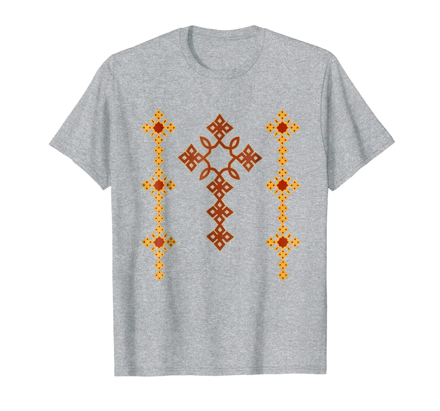 

Traditional Ethiopian cross art Ethiopian Cross T shirt