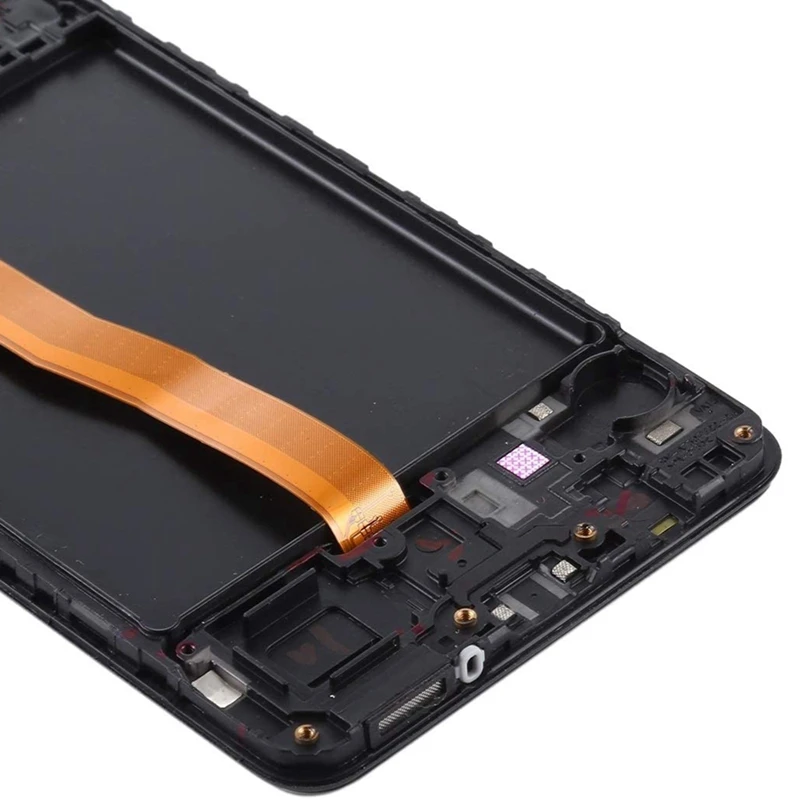

6.0Inch LCD Display Contact Screen Digitizer Panel Replacement for for Samsung Galaxy A7 2018 A750 with Frame Black