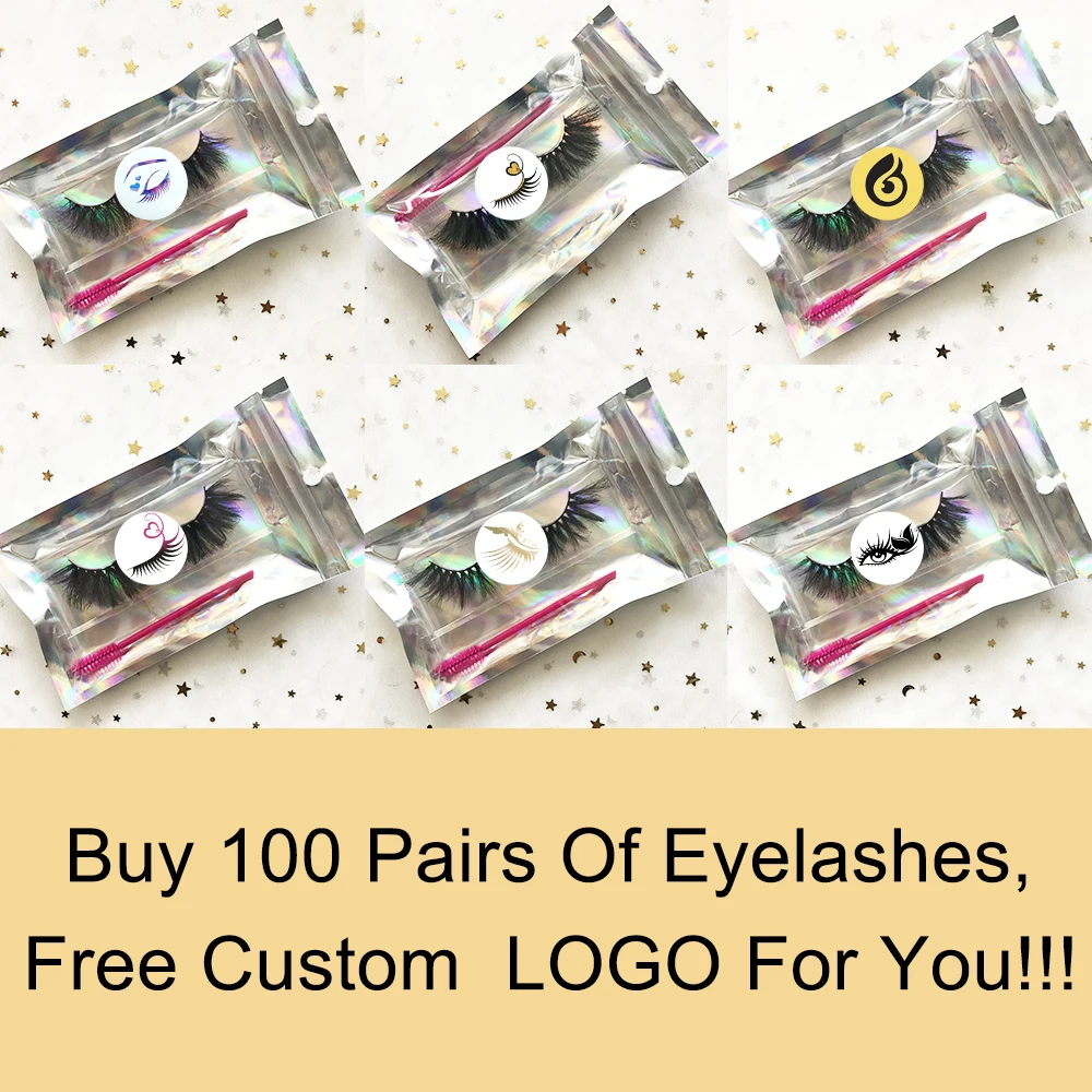 

Thick Eyelashes Mink Lashes Set 25mm False Eyelashes Wholesale Lashes Brush Fluffy 8D Fake Lashes Boxes Case Vendor Supplier