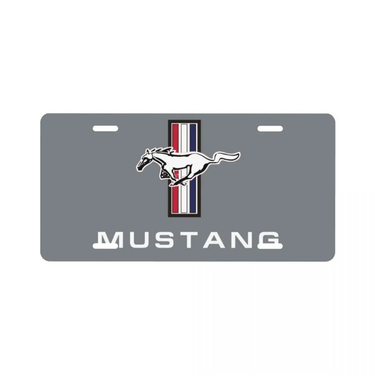 

Mustang Gray Pattern car license plate decoration 15cmX30cm