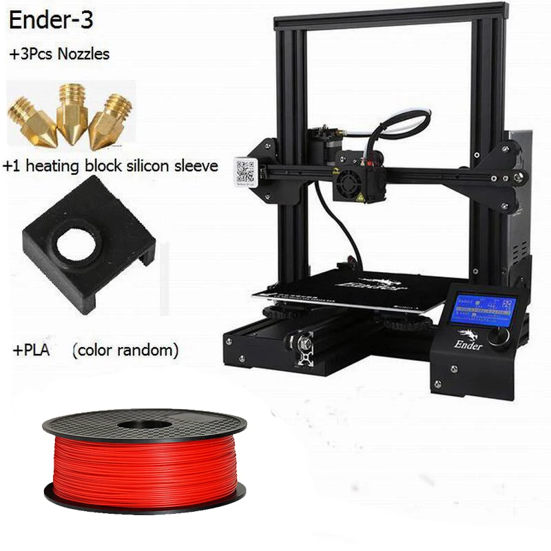 Обновление Ender-3Pro/Ender-3/Ender-3X Creality 3D принтер наборы подарок Nozzels + нагревательный