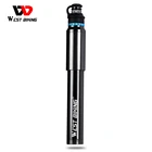 WEST BIKING портативный мини-велосипед шланг для насоса карманный насос Presta и клапан Шредера велосипед аксессуары 150 Высокое давление PSI Велосипедные насосы