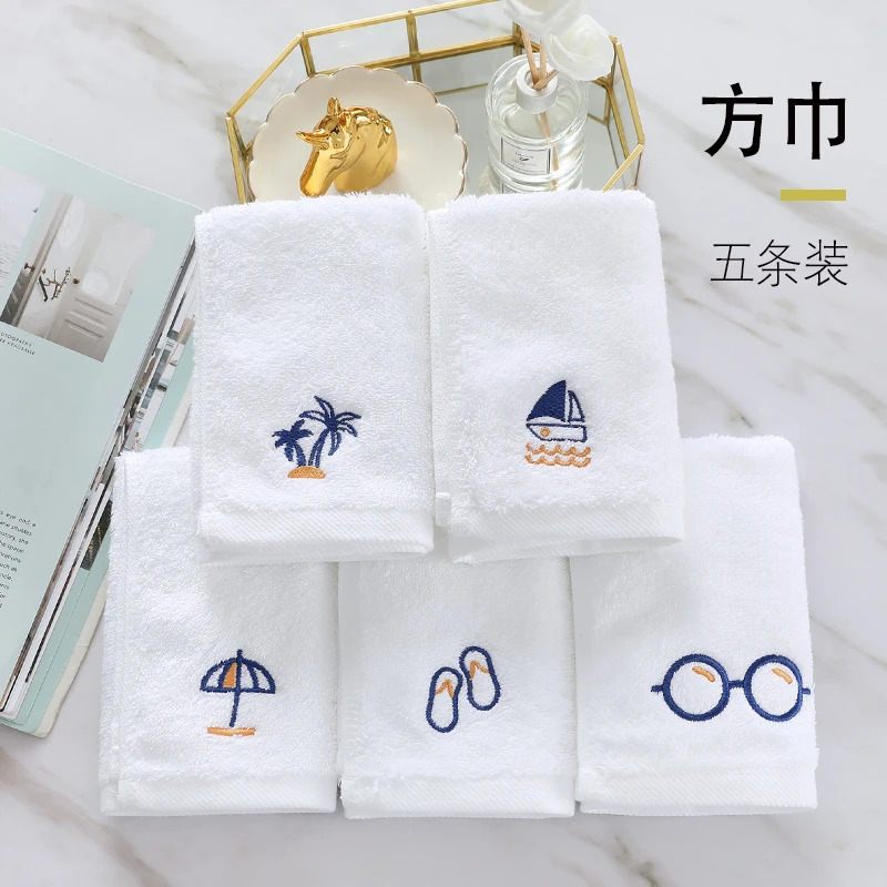 Детское хлопковое квадратное полотенце маленькая квадратная машина для