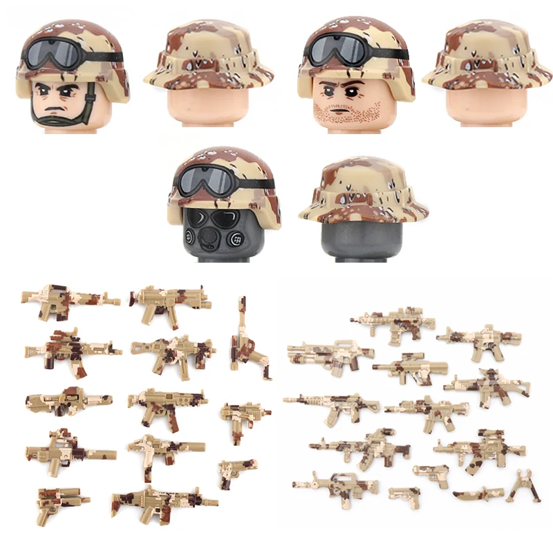 Конструктор Современное военное оружие США аксессуары для строительства блоков