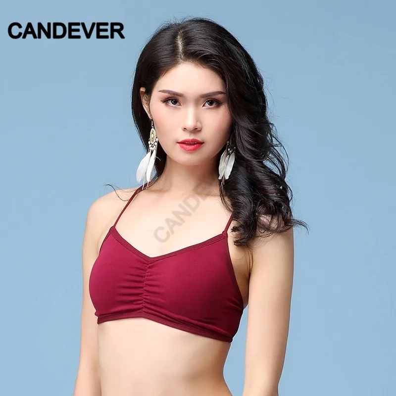 Восточные танца живота женский танец укороченный топ с лямкой на шее костюм