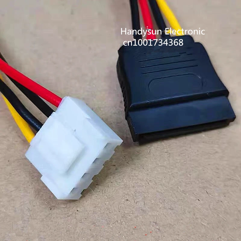 SATA 15Pin male к 4Pin VH3.96mm Female 15-контактный 4-контактному FDD адаптеру для гибких дисков