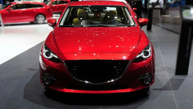 Передняя решетка бампера для Mazda 3 Axela 2014 2015 2016 АБС хромированная отделка Замена 2
