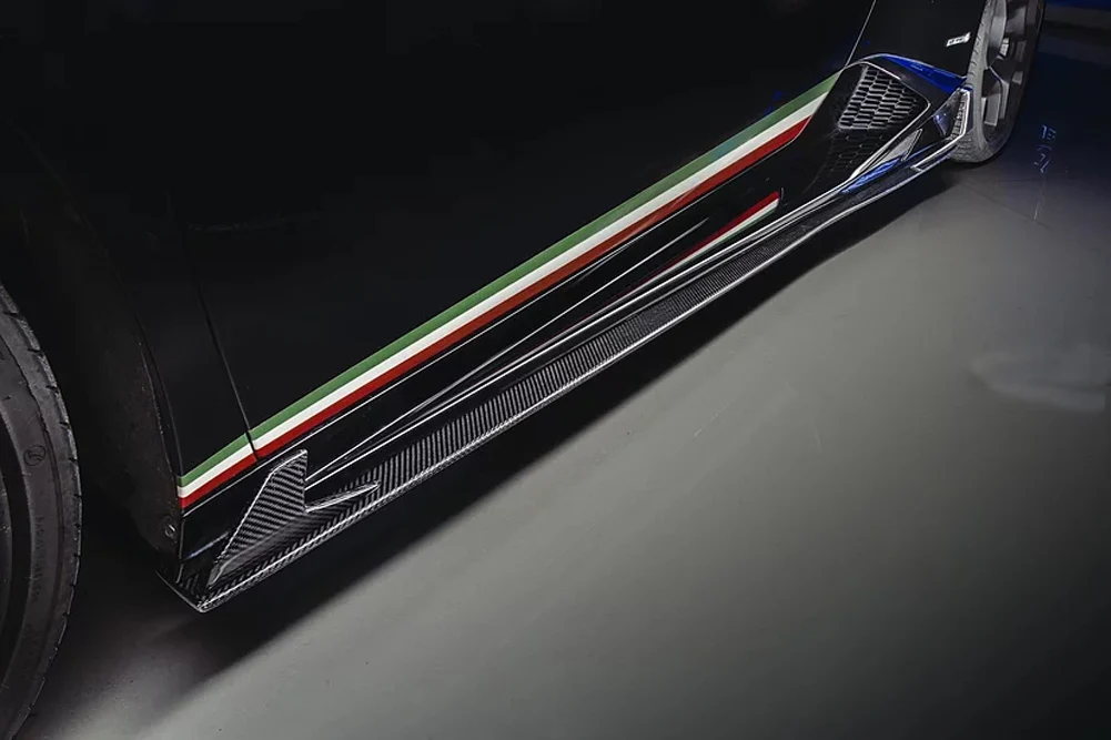 Боковые юбки из углеродного волокна фартуки бампер молдинг отделка чехол для