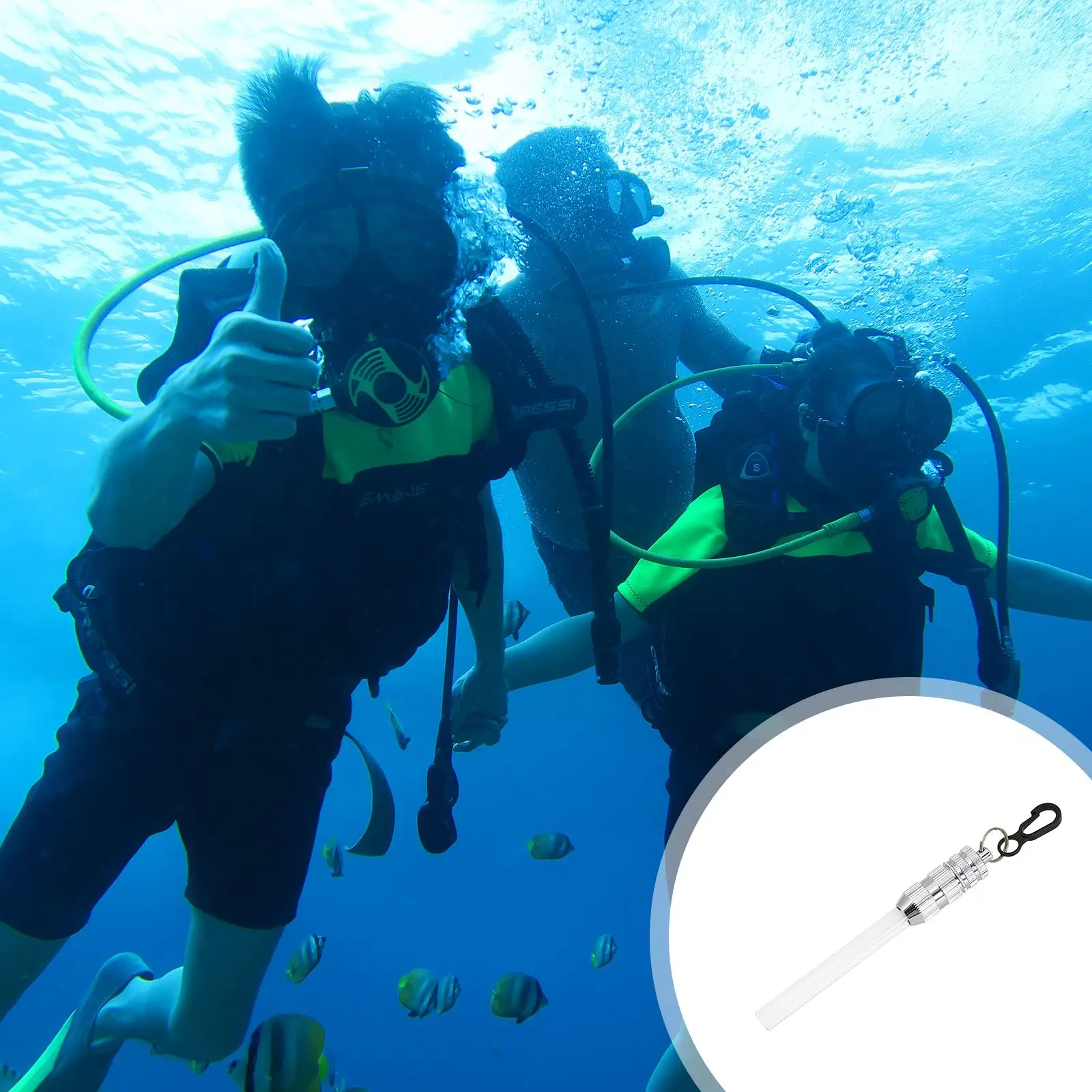 

Underwater Safety Signal Light LED Glow Stick Diving Night Diving Marker LED Flashlight Waterproof Illumination Light