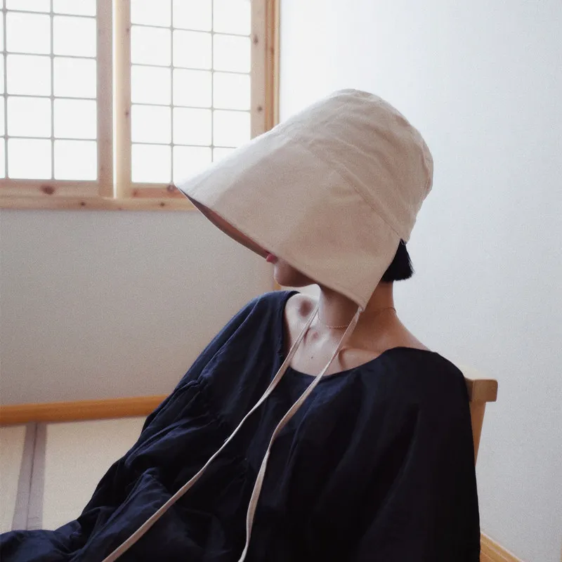 Панама женская складная с широкими полями однотонная пляжная шляпа в стиле хип