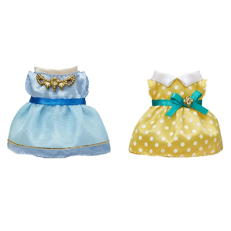 Набор платьев серии S01 Sylvanian Family City желтый и синий кукольный домик игровой набор