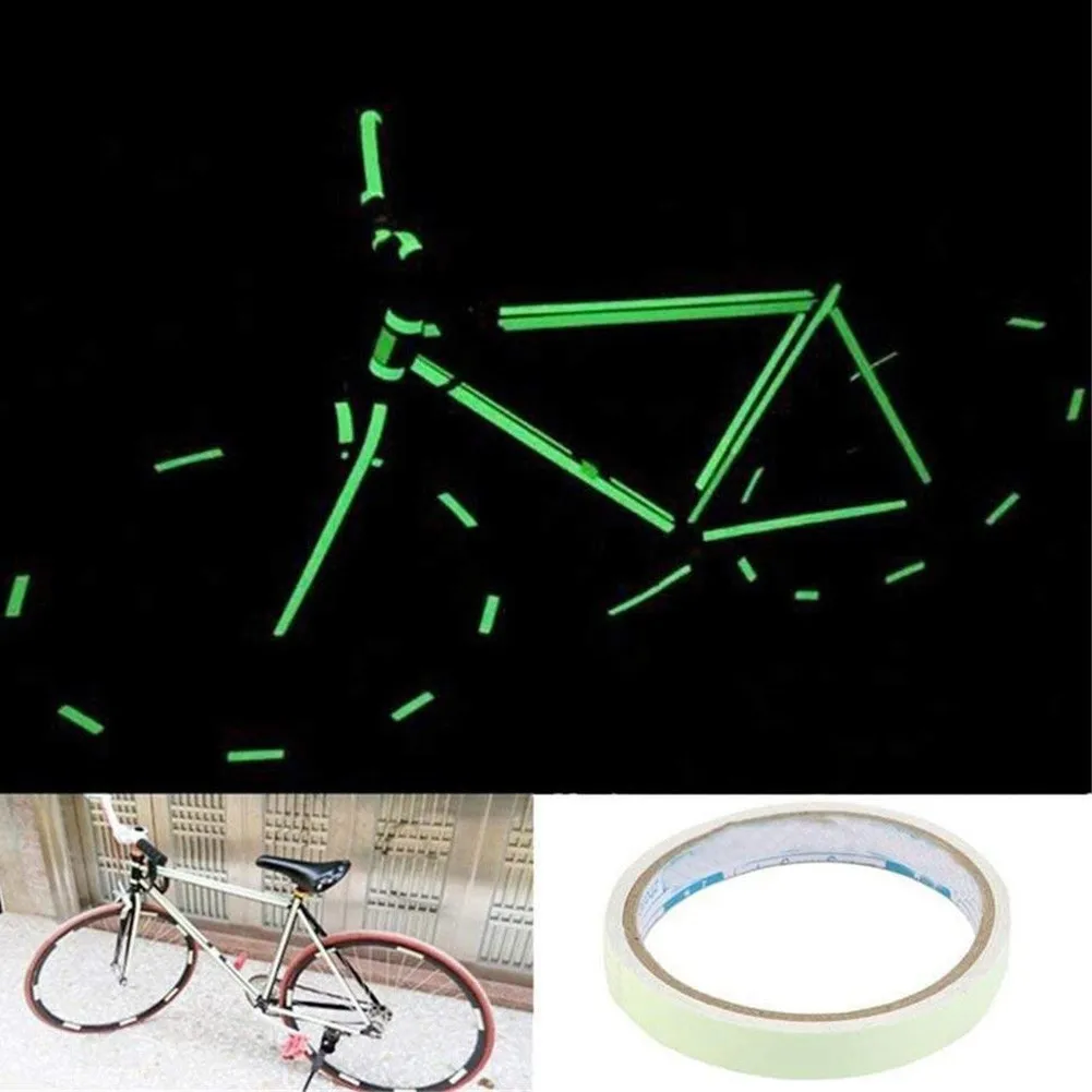 Светящаяся флуоресцентная самоклеящаяся лента светится в темноте стикер