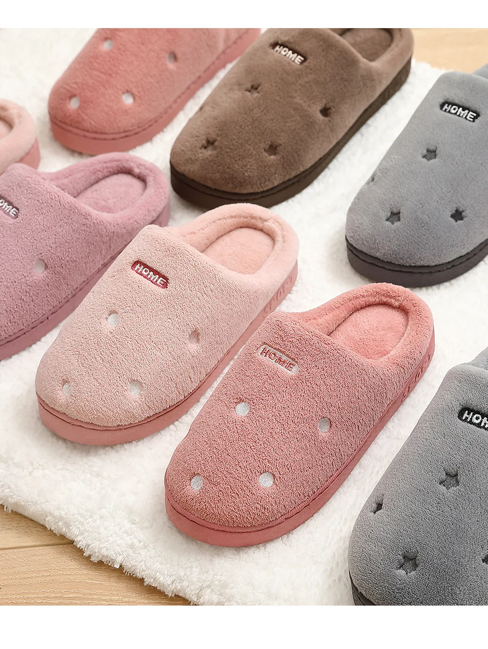 

Тапки Nittany женские хлопковые, домашние Нескользящие, с мягкой подошвой, теплые, простые плюшевые швабры для пола