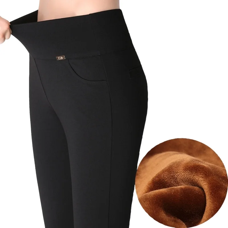 HEE GRAND/Новинка 2019 женские брюки-карандаш с высокой талией большие размеры 6XL брюки