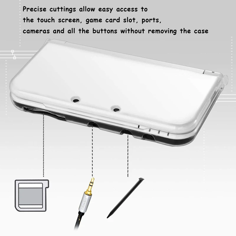 Защитный чехол из ТПУ мягкий для Nintendo New 3DS XL LL защитный чехол|cover for|cover coverscovers for cases