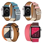 Ремешок из натуральной кожи для Apple Watch Series 5 4 3 2 1 38 мм 42 мм 40 мм 44 мм