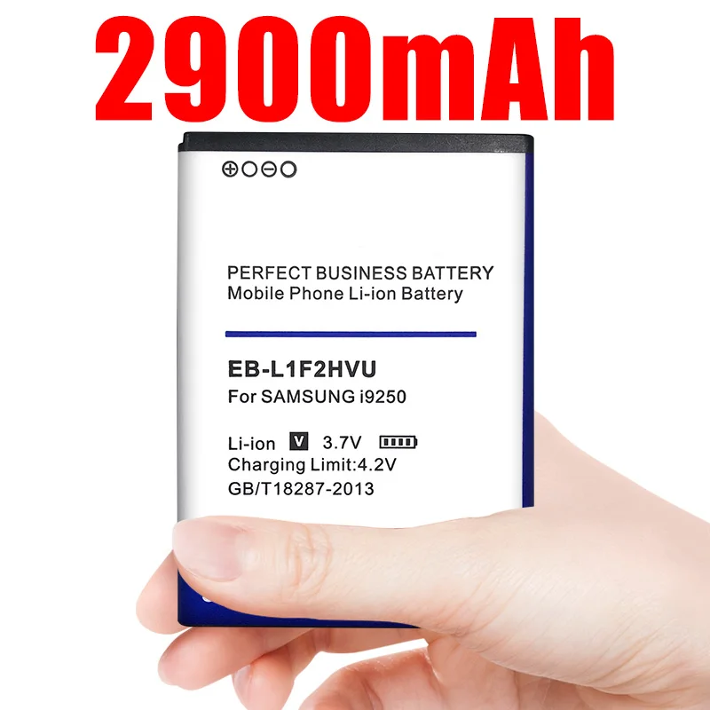 Аккумулятор емкостью 2900 мАч для Samsung Galaxy Nexus Prime Eb-l1f2hvu I9250 I515 и т. д.