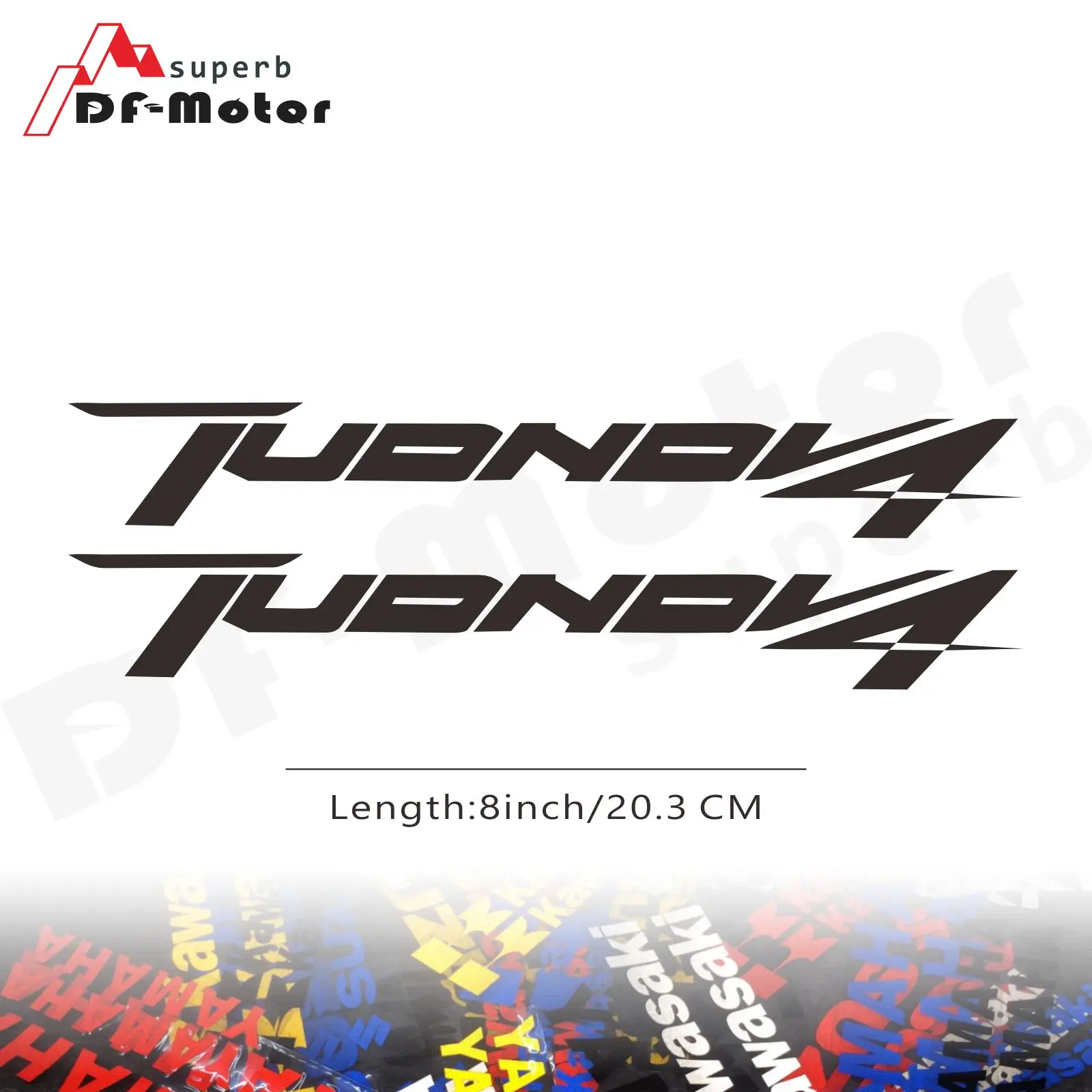 

8Inch Reflective Sticker Decal Motorcycle Car Sticker Wheels Fairing Helmet Sticker Decal For Aprilia Tuono V4