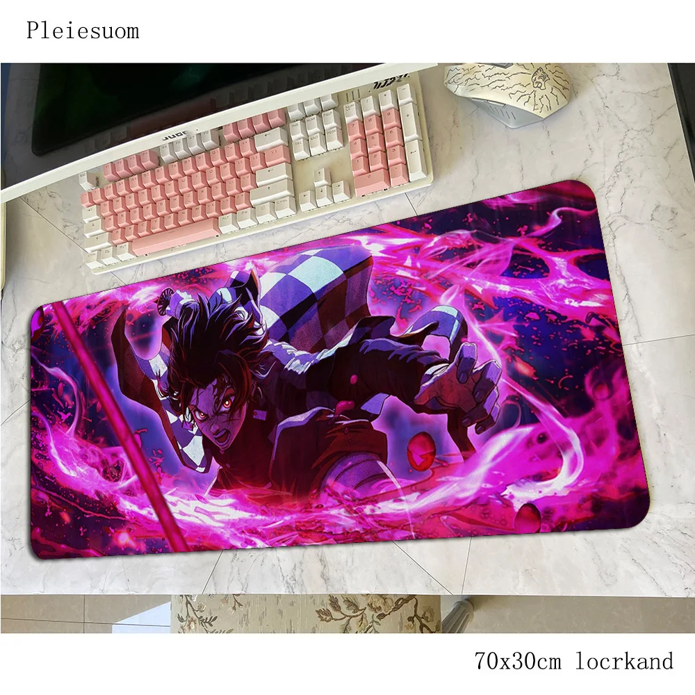 

Kimetsu no Yaiba mouse pad gamer 700x300x4mm gaming mousepad 3d notbook desk mat Fashion padmouse games pc gamer mats gamepad
