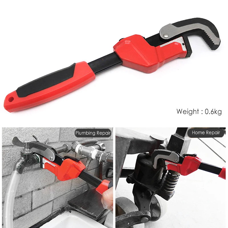 

KALAIDUN Pipe Plumbing Wrench Ratchets Spanner Universal Wrench 12Inch Adjustable Heavy-duty Home Repair For Plumber Hand Tools