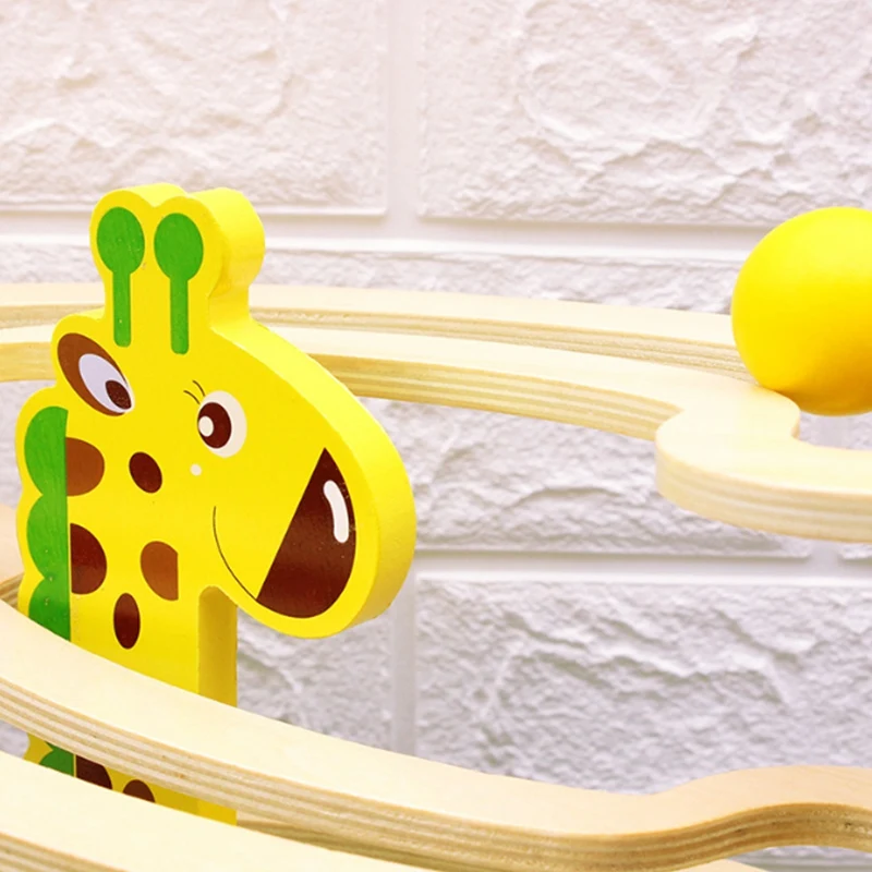 

Giraffe Ball Tower Parent-Child Game Children Educational Early Education Inertia Ball Baby Environmental