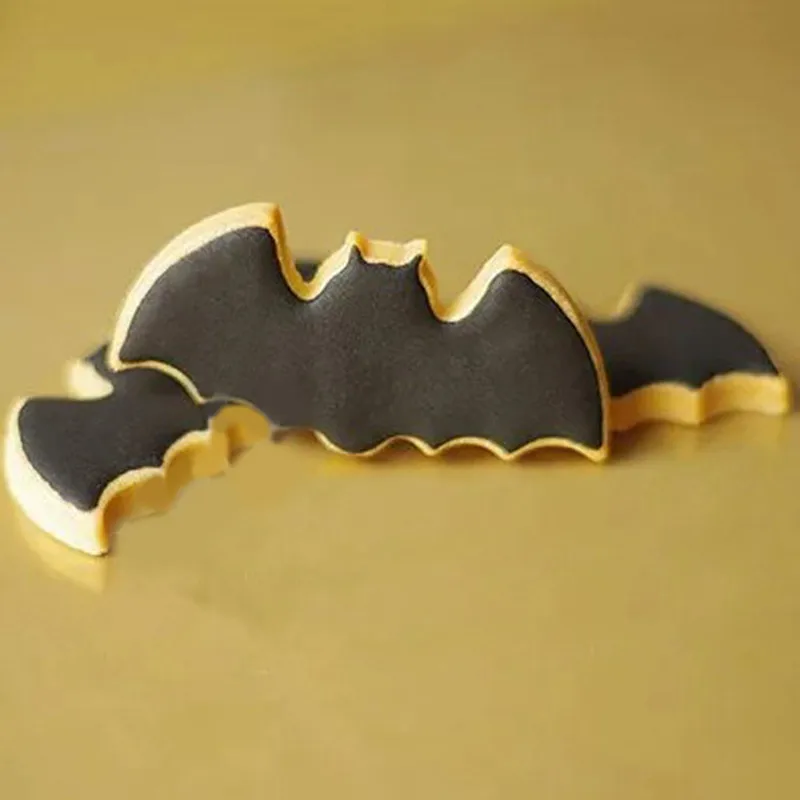 Stainless Steel Animal Bat Cookie Cutter Shape Biscuit Embossing Mould Cake Mold Kitchen Accessory 1pcs Baking Pastry tool | Дом и сад