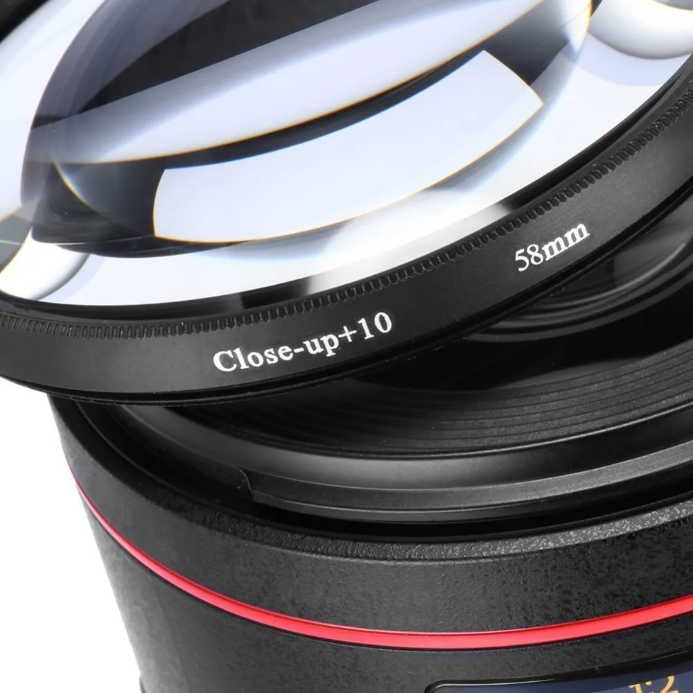 Close Up Macro Filter +1+2+4+8+10 Close-UP 37MM 40.5MM 43 49 52MM 55MM 58MM 62MM 67MM 72MM 77MM 82MM for Canon Nikon Sony Camera |