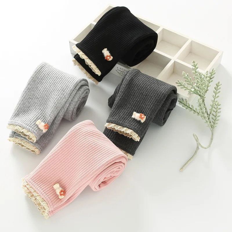 Детские Бархатные леггинсы с цветочным принтом коллекция 2019 года детские штаны