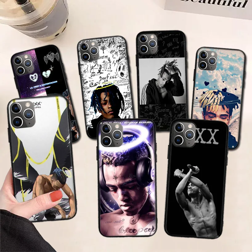 

XXXTentacion Look at Me Singer Black Phone Case For Apple iPhone 11 13 Pro Max 12 Mini X XS XR 7 Plus 6 6S 8 + SE 5S Pattern