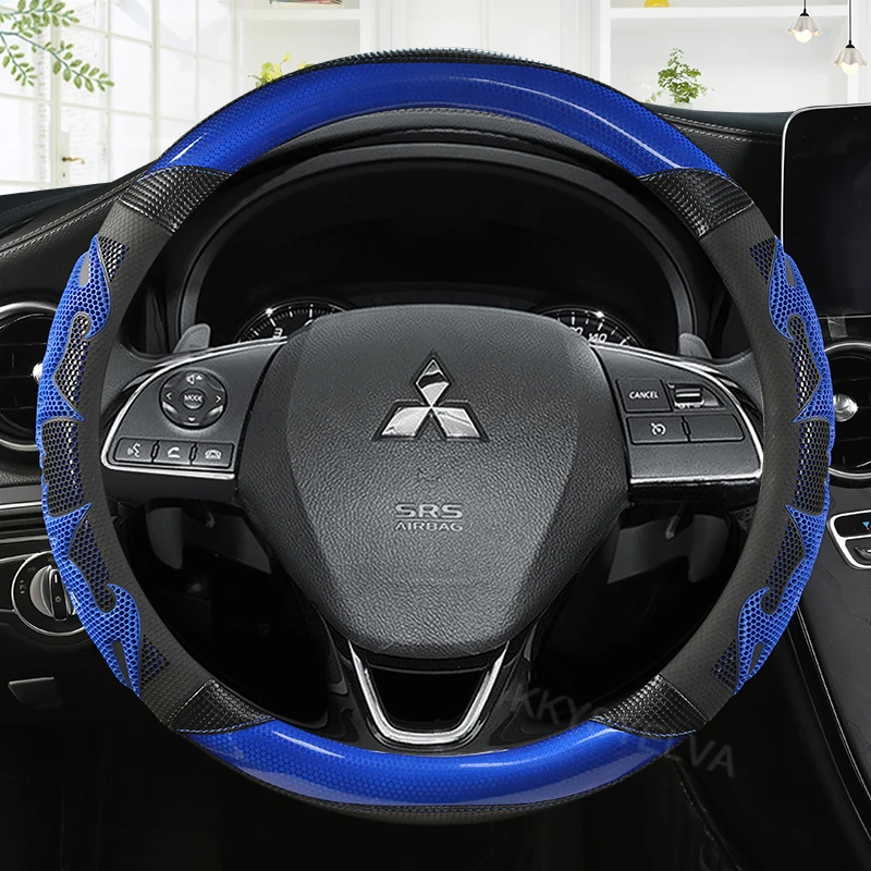 

Автомобильный чехол на руль 38 см 15 дюймов для Mitsubishi ASX RVR Pajero Sport Outlander PHEV Airtrek Grandis lancer evo Eclipse Cr