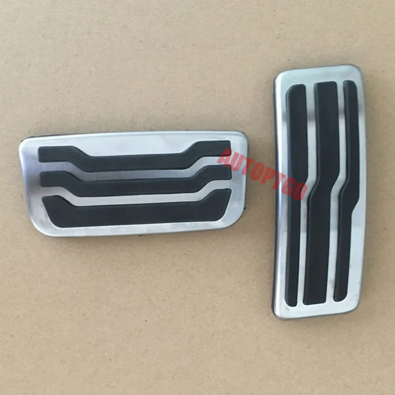 Сталь + резиновые автомобильные ножная педаль тормоза и газа колодок Обложка