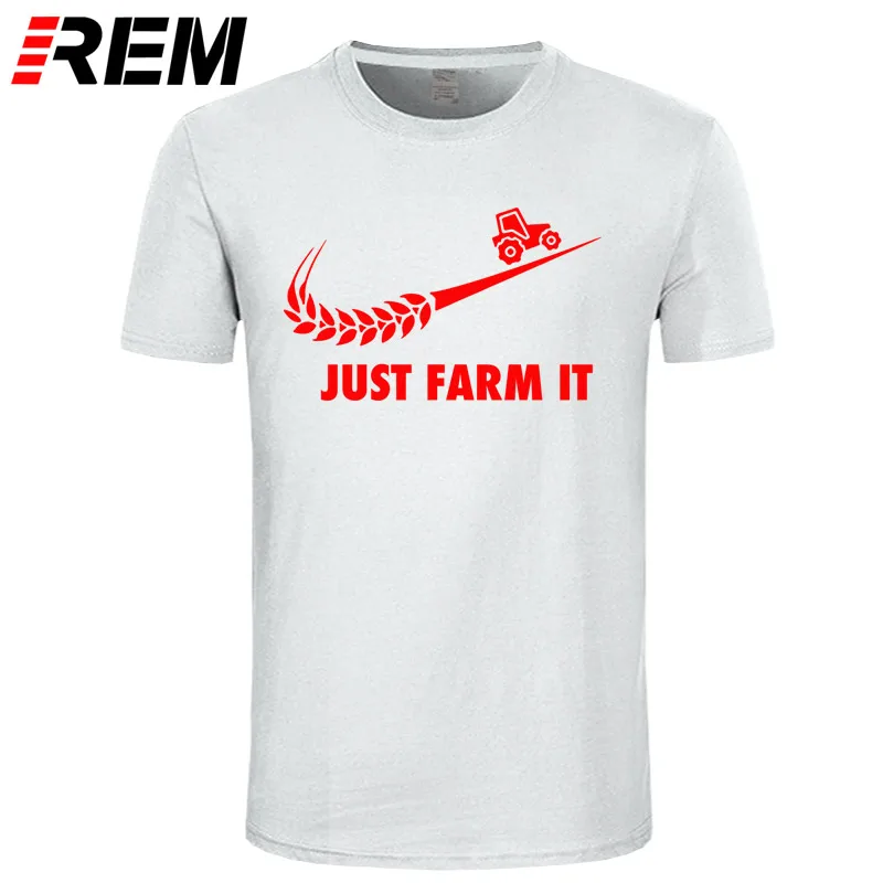 Модная футболка Just Farm It, мужские хлопковые фермерские футболки с круглым вырезом и короткими рукавами, Мужская футболка для сельского хозяйства, топы
