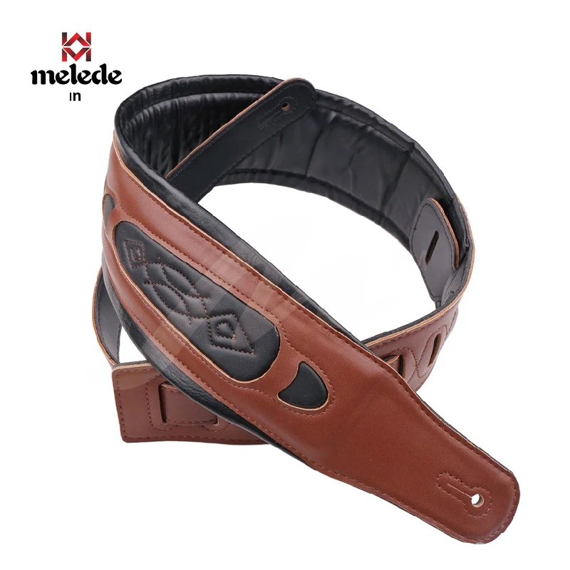 Высококачественный ремешок для гитары кожаный коричневый аксессуары запчасти ra