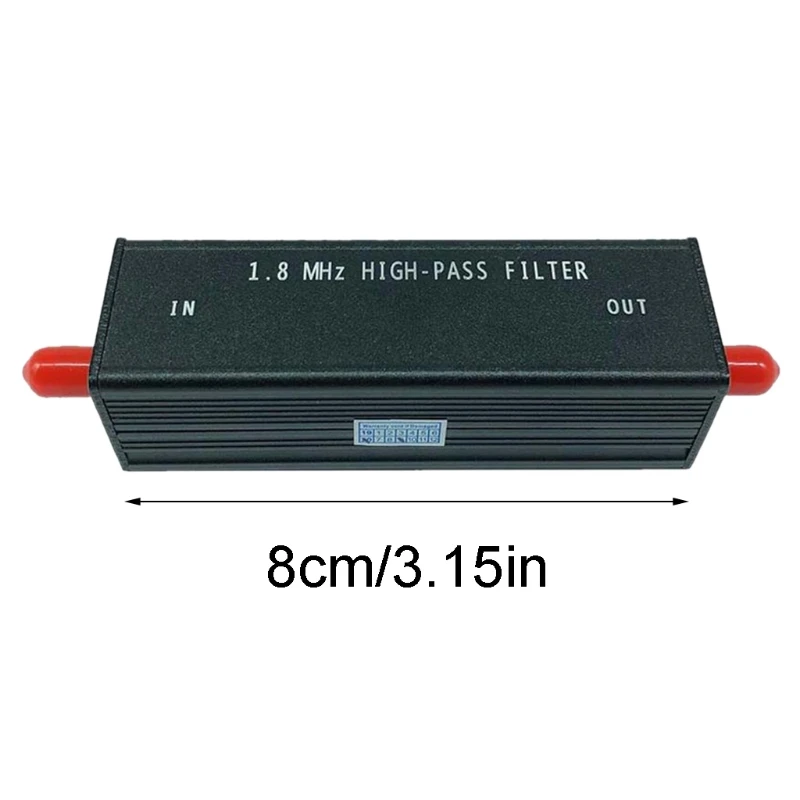 

1.8MHZ High Pass Filter HPF Radio Equipment for Receiving Weaken Low-frequency Signals with High Efficiency