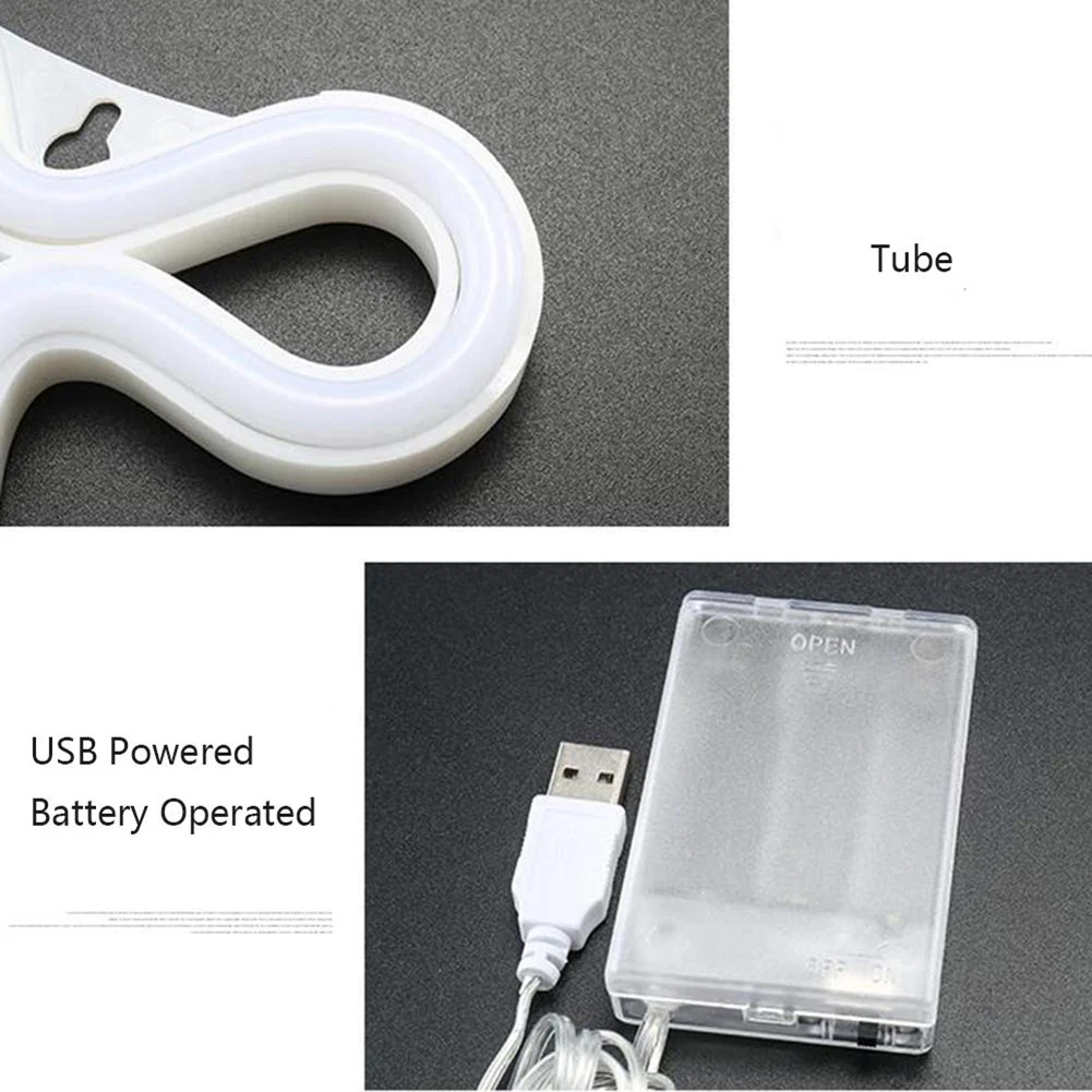 

LED Rainbow Shape Neon Night Light UUSB/Battery Powered Wall Lamp For Kids Baby Room Holiday Lighting Xmas Party Dropshipping