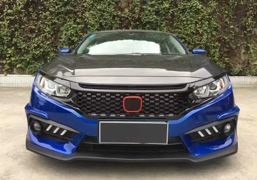 Высококачественная Черная задняя фара из АБС пластика отделка для бровей