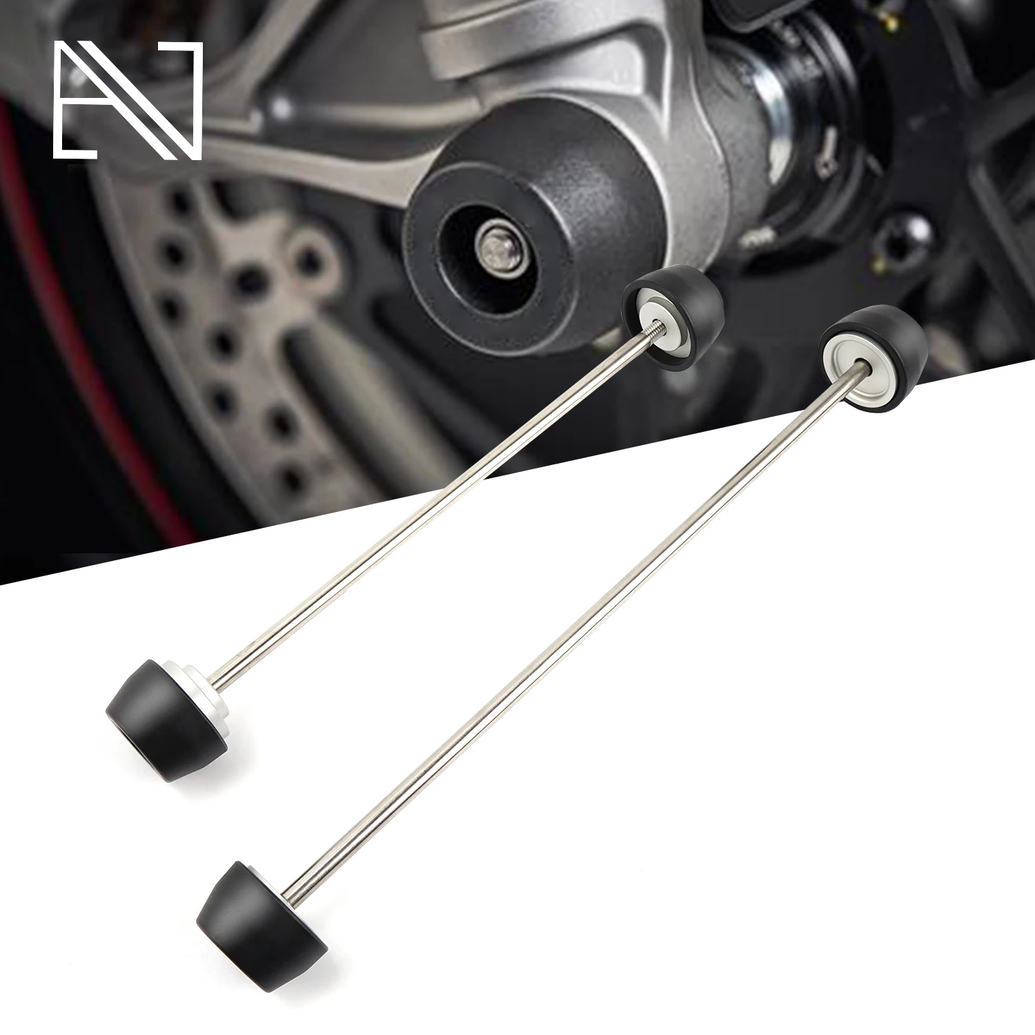 

Motorcycle Front Rear Wheel Axle Fork Sliders Crash Protector For Ducati Monster 696 795 797 937 Multistrada 950 2017-2021