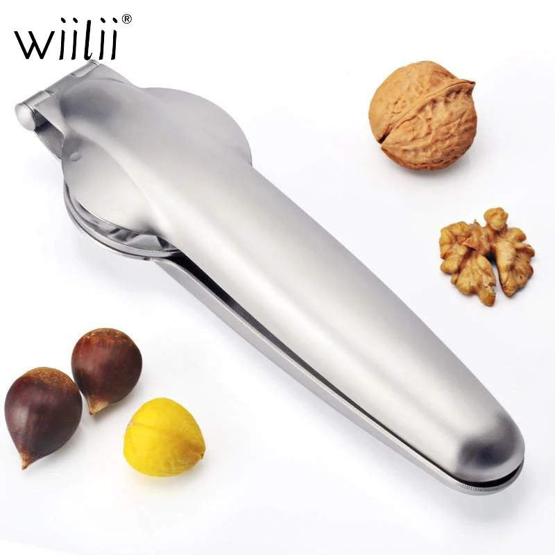 Sheller Щелкунчик из нержавеющей стали нож с зажимом для Каштанов гайка Cracker щипцы