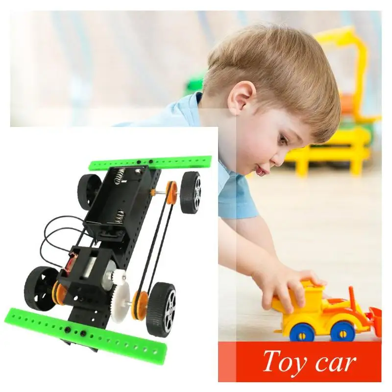 

Four-wheel Drive Car Materials Creative Assemble Projects Teaching Educational Equipment DIY Science Experiment Model Kit