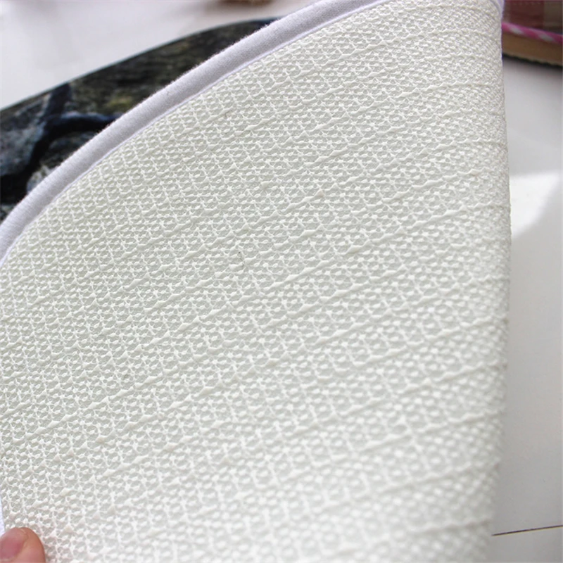 3D коврик для ванной с рисунком из раковины фланелевый впитывающий нескользящий